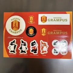 名古屋グランパス ステッカーシート マスコット