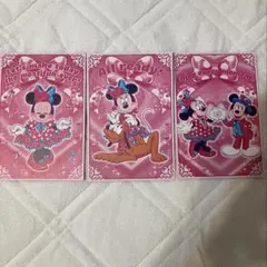 パルパルーザ　クリスタルパレス　ミニー グリーティングカード 3種