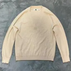 ユニクロ UNIQLO Vネック ニット セーター S