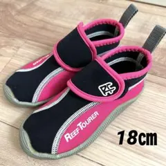 REEF TOURER マリンシューズ ピンク/ブラック　18.0
