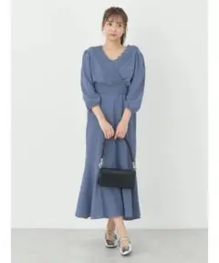 カシュクールプルオーバー & マーメイドワンピース 2点セット