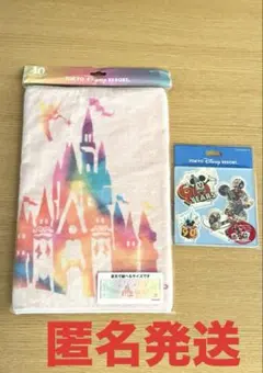 ディズニーリゾート　フェイスタオルロング　ミッキー生誕記念アクスタ　２点セット