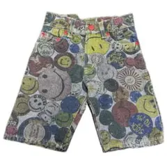 ムチャチャ 総柄 デニム ハーフパンツ XS キッズのサムネイル