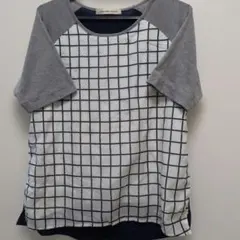 【green label relaxing】格子柄 半袖カットソーのサムネイル