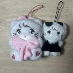 mikko 抱きしめおリボンぬいぐるみ　ブラックリボン　ムース