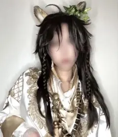 ツイステ　レオナ・キングスカラー　コスプレウィッグ(耳付き)のサムネイル