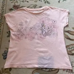 ユニクロ ディズニープリンセス 120cmキッズTシャツ ピンク