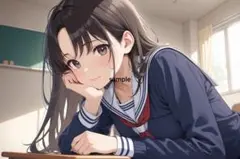 m1022 AIイラスト　かわいい　A4ポスター