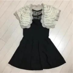 パーティー ミニワンピース&ファーボレロ セット