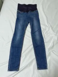 H&M マタニティデニムジーンズ 33/34 デニムブルー