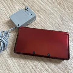 Nintendo 3DS レッド 本体 充電器付き