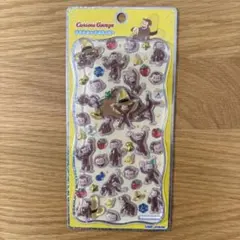 おさるのジョージ プチドロップステッカー カミオジャパン