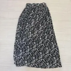 AZUL by moussy 花柄ロングスカート