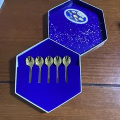 MINTON金メッキティースプーン持ちてレッドのサムネイル