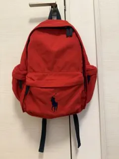 ラルフローレン リュック レッドビックポニー レア ストリートy2k swag