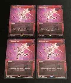 MTG 稲妻 ボーダーレス 英語 foil スタンダードショーダウン