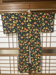 琉球衣装　花柄着物