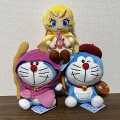 【全3種セット】映画ドラえもん2025　のび太の絵世界物語　ぽってりぬいぐるみ