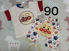 新品★アンパンマン 半袖Tシャツ&ハーフパンツセット★90