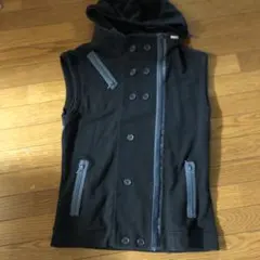 パーカーベストモノコムサパーカー取り外し＆襟中やや厚手