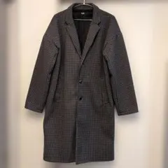 【美品】AZUL by MOUSSY チェスターコート チェック柄メンズFree