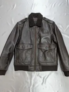 【極美品】バナナリパブリック 牛革 G1フライトジャケット 襟ボア Mサイズ