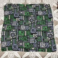 幾何学模様 パイナップル柄 バンダナ
