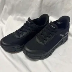 スケッチャーズ スリップインズ 黒 24.5cm スニーカー 美品