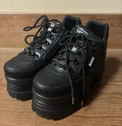 YOSUKE ヨースケ　厚底スニーカー　ブラック