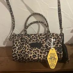 二宮こずえ　outdoor products コラボ　バッグ　キャメル