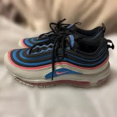 NIKE ナイキ　エアマックス97 24.5cm ブルー　ピンク　箱無し