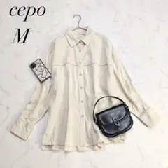 セポ/シャツブラウス/コットン/ワークシャツ/オーバーサイズ/ドロップショルダーのサムネイル