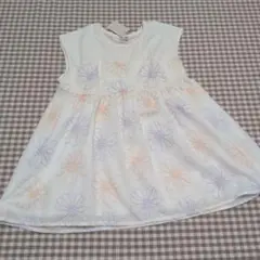 プティマイン　お花刺繍ドッキングTシャツのサムネイル