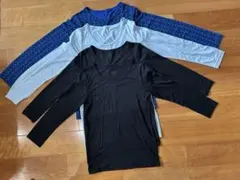 ユニクロ　HEATTECH 長袖アンダーシャツ 130サイズ 4枚セット