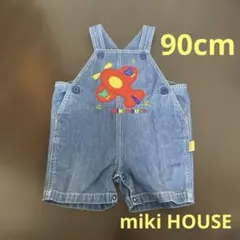 ミキハウス オーバーオール ショートオール サロペット 飛行機