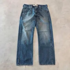 リーバイス569 Levis W32 ブルーデニム 青 ボトム 古着 19183