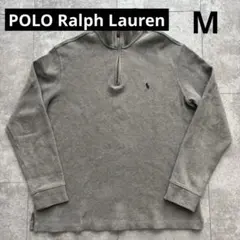 POLO Ralph Lauren ハーフジップ　トレーナー　グレー　ポニー刺繍
