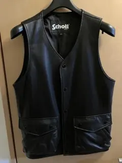 極美品 Schott PERFECTO BEACH CLOTH VEST黒S 極美品 Schott PERFECTO BEACH CLOTH VEST黒S - メルカリ