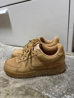 Supreme × Nike Air Force 1 Low FlaxWheat