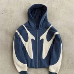 Y2Kジップアップパーカー