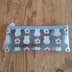 miffy ミッフィー クリアペンケース 花柄