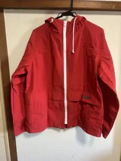 Orcival フード付きナイロンジャケット レッド