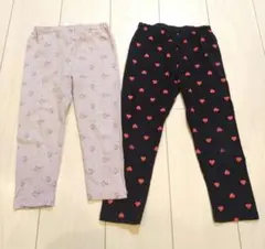 女の子用　パンツ　2枚セット　110