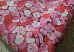 大SALE✨USA fabric タイムレストレジャー バレンタイン ハート柄