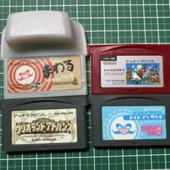 GBA ゲームボーイアドバンス ワリオ マリオ シリーズ 四本セット