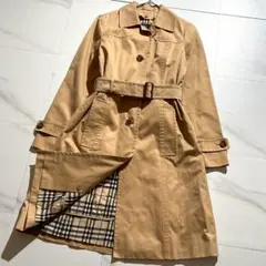 【美品✨希少】バーバリー トレンチコート ハニーベージュ ノバチェック ライナー