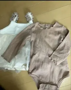 petit main長袖ボディ チュール セット