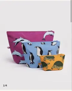 BAGGU GO POUCH SET ポーチ 3点セットのサムネイル
