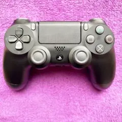 PS4コントローラー 純正 2J ジェットブラック m8u-5【スティック新品】