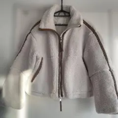 H &Mボアジャケット アイボリー